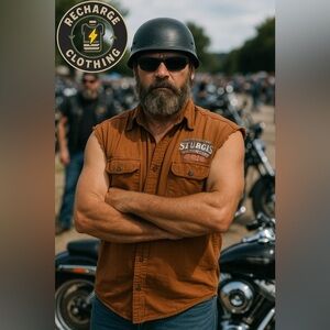 70th Sturgis Sleeveless Button-Up Shirt
